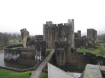 SX33157 Caerphilly Castle in the rain.jpg